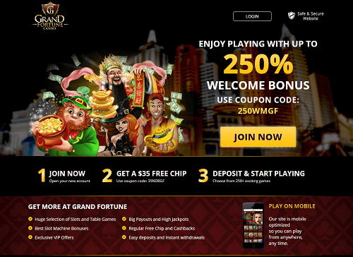 Grand Fortune Casino Bonus